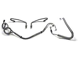 Front Brake Line Set, Power Disc, OE Steel (1970 El Camino)