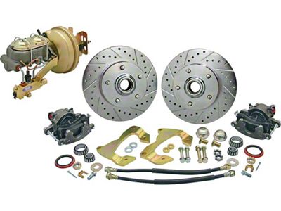 El Camino Front Disc Brake Conversion Kits, Stock Spindle Kit Complete, 1964-1972