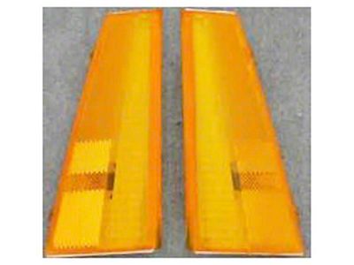 1980-81 Front Side Marker Lens Set, Amber