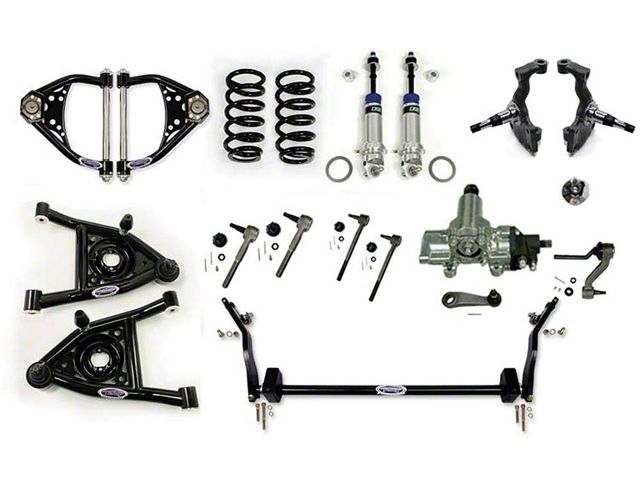 El Camino Front Suspension, Speed Kit 3, Small Block And LSMotors, Detroit Speed DSE , 1964-1966