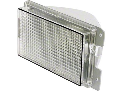 El Camino Front Turn And Park Lamp Lens, Left, 1981