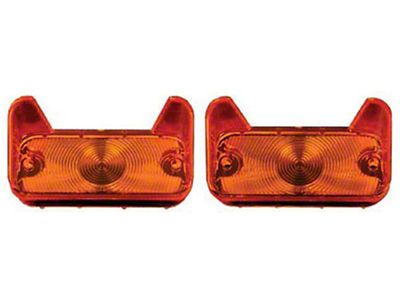 El Camino Front Turn Signal & Parking Lamp Lens, In Bumper,1967