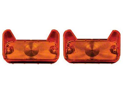 El Camino Front Turn Signal & Parking Lamp Lens, In Bumper,1967