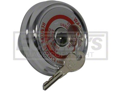 El Camino Fuel Cap, Non Vented, Locking With CA Emissions, 1970