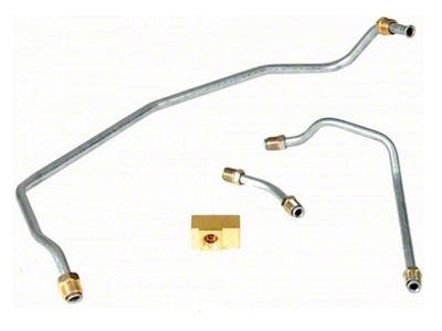 El Camino Fuel Line, Fuel Pump To Carburetor, LS6, 454/450hp, With Long Fuel Pump & Vapor Return, 1970