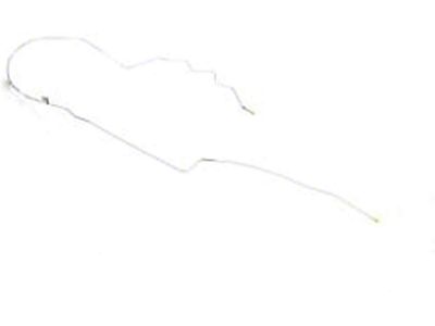 El Camino Fuel Return Line, Non Fuel Injection, One Piece 1/4 Inch, OE Steel, 1983-1987
