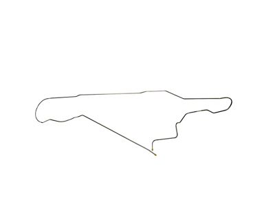 El Camino Fuel Return Line, One Piece 1/4 Inch, Stainless Steel, 1973-1977