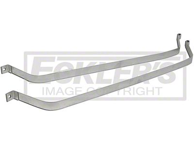 Fuel Tank Mounting Strap,W/anti Squeaks,Stainless,78-87