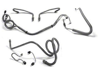 El Camino Full Brake Line Set, Manual Disc, Conversion,1969