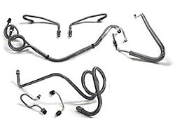 Full Brake Line Set, Power Disc, Without Super Sport Optioned, OE Steel (1967 El Camino)