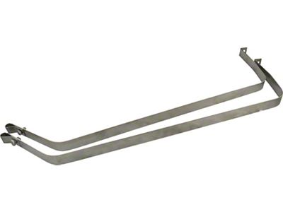 El Camino Gas Tank Straps, Stainless Steel, Kit, 1978-1987