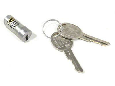 Glove Box Lock, Without Case, Later (66-67 El Camino)