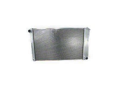 El Camino Griffin Aluminum Radiator, 2 Row With Standard Tubes, Natural Finish, With Manual Transmission, 1978-1987