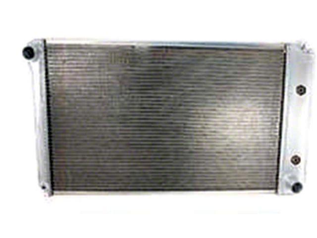 El Camino Griffin Aluminum Radiator, 2 Row With Standard Tubes, Natural Finish, With Automatic Transmission, 1978-1987