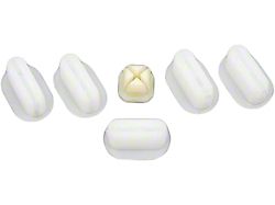 Grill Retainers 78-81 Set 5-oval 1-square