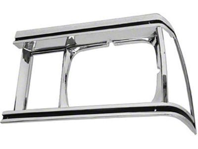 El Camino Headlight Bezel, Left, 1981