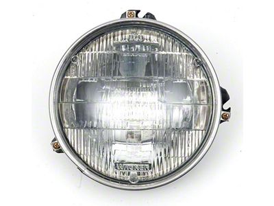 El Camino Headlight Capsules With Bulbs Inner , Left Or Right, 1967-1969