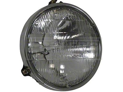 El Camino Headlight Capsules With Bulbs Inner, Lh, 1970