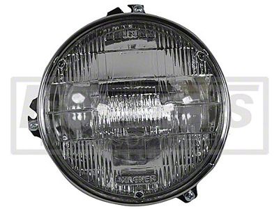 El Camino Headlight Capsules With Bulbs Inner, Rh, 1970