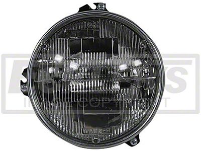 El Camino Headlight Capsules With Bulbs Outer, Rh, 1970