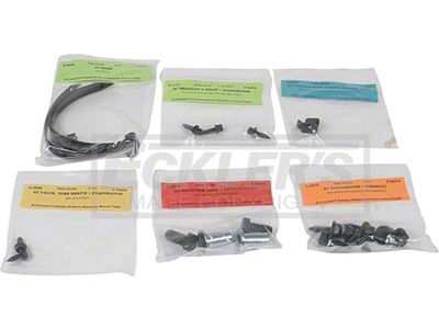 El Camino Heater & Air Conditioning Fastener Kit, Small Block Forward Of Firewall, 1966