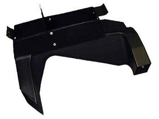 El Camino Heater Box Lower Air Deflector, For Cars With Center Console Or 8 Track, 1967-1972