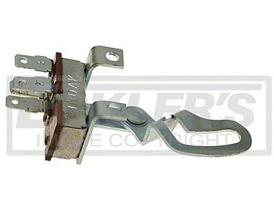 El Camino Heater Control Blower Motor Switch, Without Air Conditioning, 1964-1965