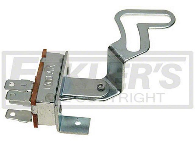 El Camino Heater Control Blower Motor Switch, Without Air Conditioning, 1966-1967