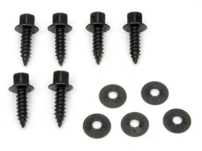 El Camino Heater Related Fasteners Heater Control Cables Retainers, 1966-1967