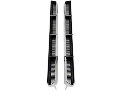 OPR El Camino Hood Louver Inserts, Super Sport, 1966