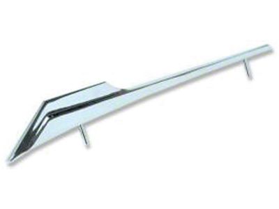 El Camino Hood Molding, Center Spear, 1966