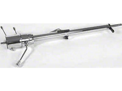 El Camino Ididit Steering Column, Tilt, Column Shift, Paintable Steel, 1966
