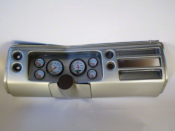 Ecklers El Camino Instrument Cluster Panel, Black Finish