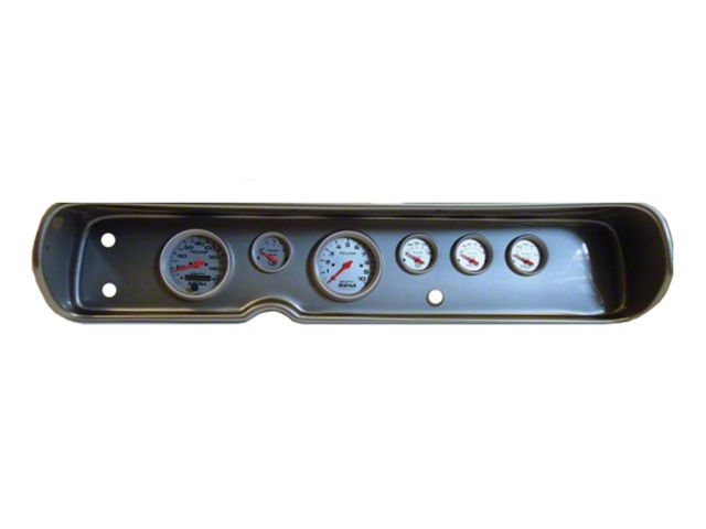 El Camino Instrument Cluster Panel, Aluminum Finish, With Ultra-Late Gauges, 1964-1965