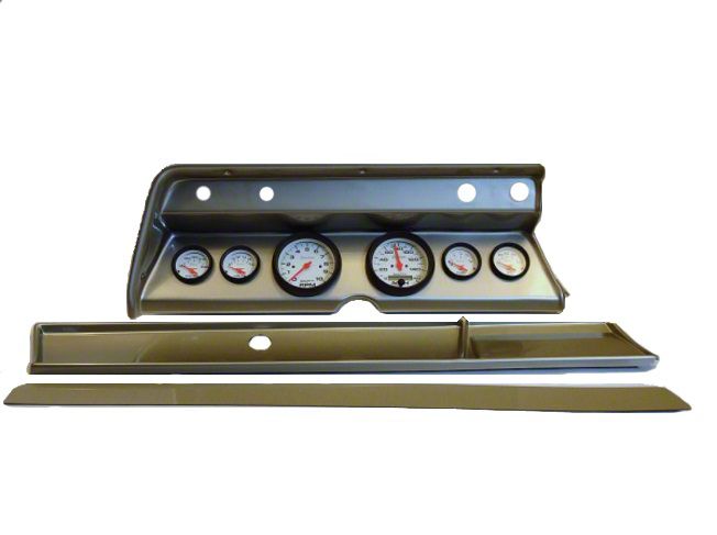 Ecklers El Camino Instrument Cluster Panel, Aluminum Finish