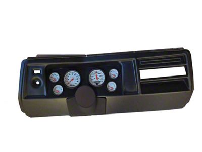 El Camino - Instrument Cluster Panel, Black Finish, With Phantom Gauges, 1969