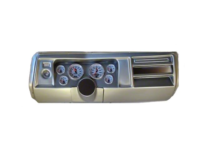 El Camino Instrument Cluster Panel, Carbon Fiber Finish, With Sport Comp Gauges, 1969