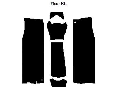 El Camino Insulation, QuietRide, AcoustiShield, Floor Kit, 1964-1967
