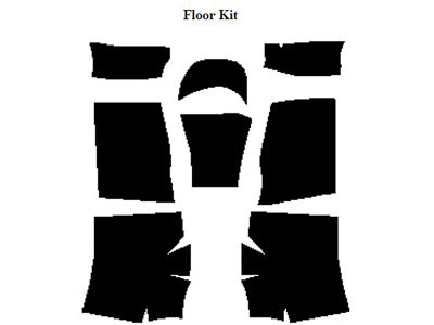 El Camino Insulation, QuietRide, AcoustiShield, Floor Kit, 1973-1977