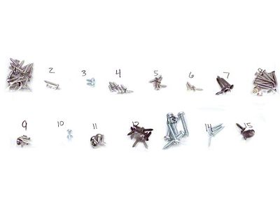 El Camino Interior Screw Kit, 1970-1972