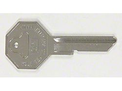 Key Blank, Ignition And Door, Octagon Head (1968 El Camino)
