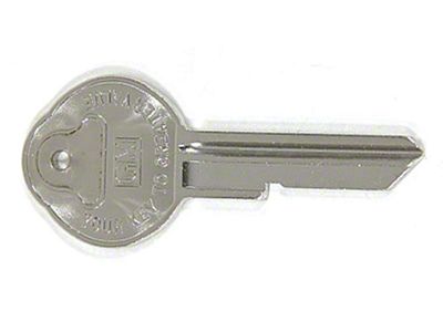 Key Blank, Ignition And Door, Pearhead Head (1967 El Camino)