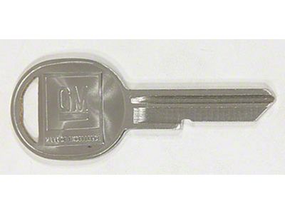 El Camino Key Blank, Ignition And Door, Round Head, 1971
