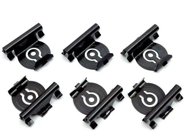 El Camino Long Bed Molding Clips Set, Per Side, 1968-1972