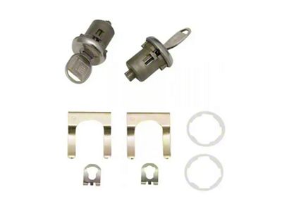 El Camino Max Performance, Door Lock Set, With Late Style Keys,1964-1976