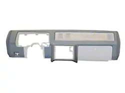 El Camino Molded Dash Pad Outer Shell, Full Cover, With Outside Speaker Cut-Outs, Color, 1981-1987