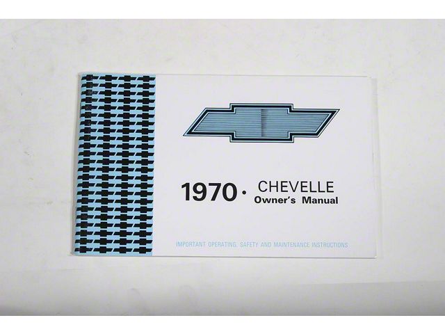 1970 Chevelle Owners Manual