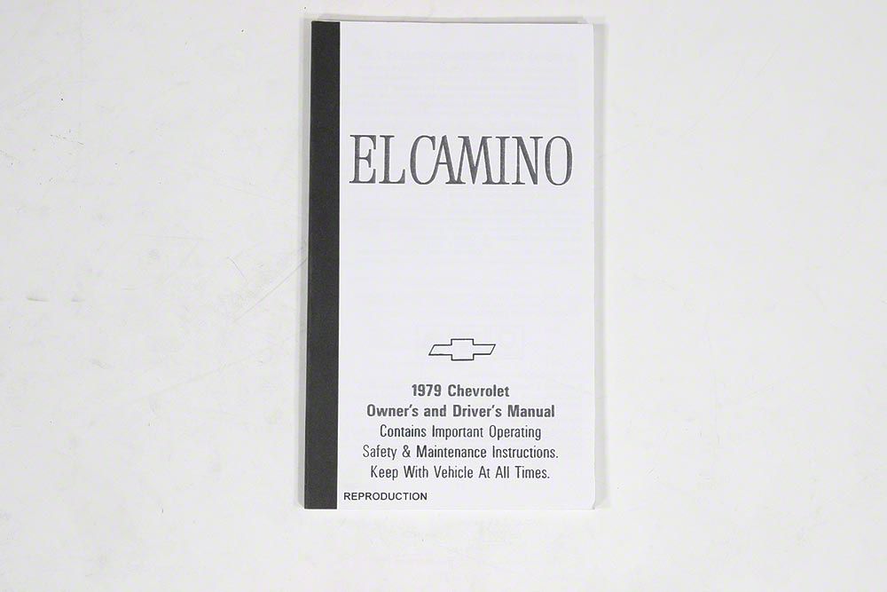 Ecklers El Camino Owners Manual (1979 Caballero; 1979 El Camino)