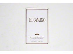1984 El Camino Owners Manual