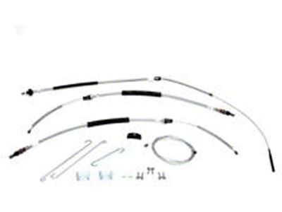 El Camino Parking Brake Cable Kit, TH350 Or Manual Transmssion, OE Steel, 1968-1972